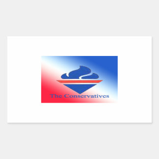 The Conservatives Old Torch Logo Rechthoekige Sticker