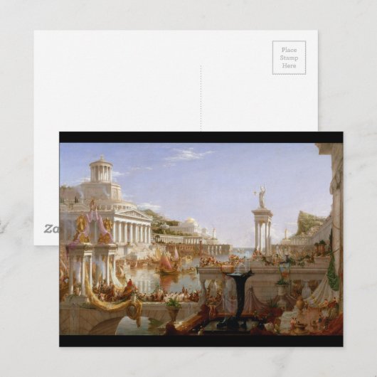 The Consummation of Empire van Thomas Cole (1836) Briefkaart (Voorkant / Achterkant)