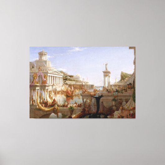 The Consummation of Empire van Thomas Cole (1836) Canvas Afdruk (Voorkant)