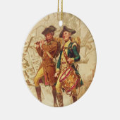 The Continentals by Frank Blackwell Mayer 1875 Keramisch Ornament (Rechts)