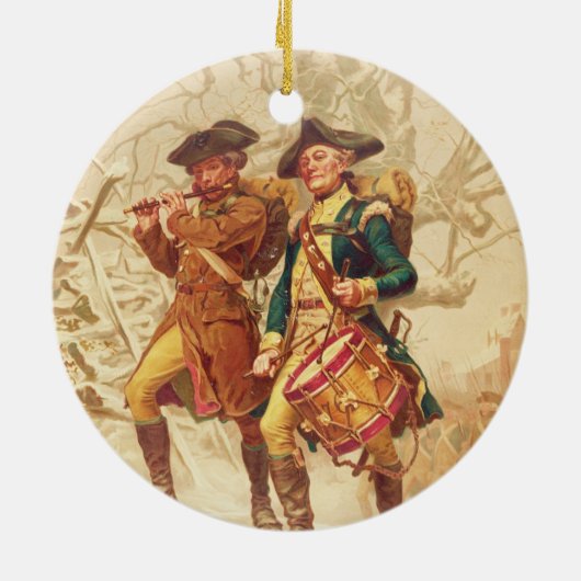 The Continentals by Frank Blackwell Mayer 1875 Keramisch Ornament (Achterkant)