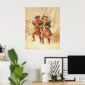 The Continentals by Frank Blackwell Mayer 1875 Poster (Thuiskantoor)