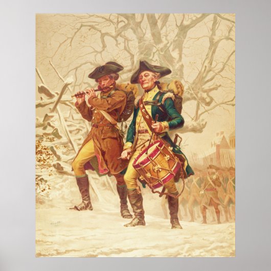 The Continentals by Frank Blackwell Mayer 1875 Poster (Voorkant)