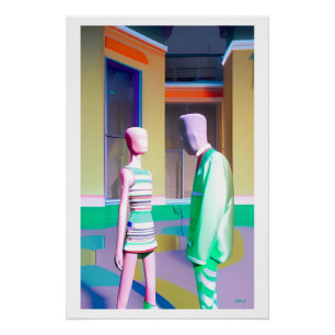 The Conversation - Ken Gage Kunst Perfect Poster