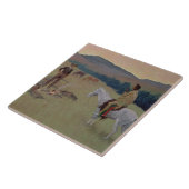 The Conversation, of Dubious Company (olie op canv Tegeltje (Zijkant)