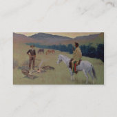 The Conversation, of Dubious Company (olie op canv Visitekaartje (Achterkant)