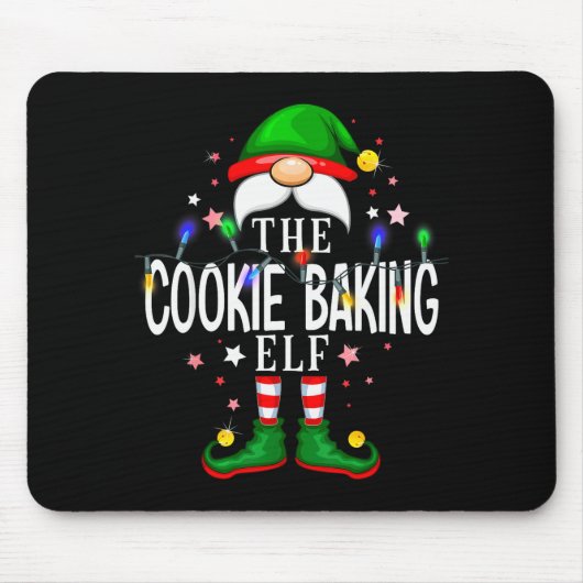 The Cookie Baking Elf Christmas Family Pajama Part Muismat (Voorkant)