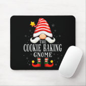 The Cookie Baking Gnome Christmas Group Family Paj Muismat (Met muis)