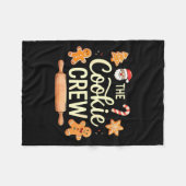 The Cookie Crew Christmas Baking Cookie Lover  Fleece Deken (Voorkant (Horizontaal))