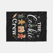 The Cookie Crew Christmas Baking Cookie Lover Kids Fleece Deken (Voorkant (Horizontaal))