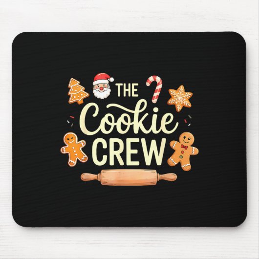 The Cookie Crew Christmas Baking Cookie Lover  Muismat (Voorkant)
