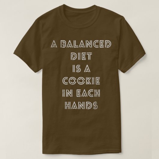 The Cookie Diet  T-shirt (Design voorkant)