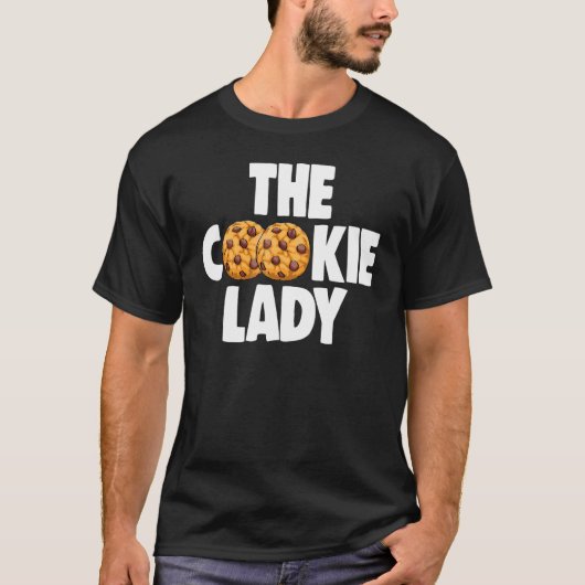 The Cookie Lady Bak Vrouwen Choco Chip Koekje Pa T-shirt (Voorkant)