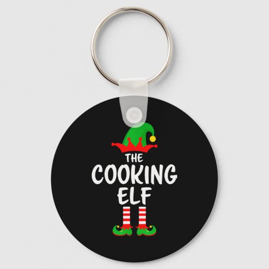 The Cooking Elf Matching Family Christmas  Sleutelhanger (Voorkant)