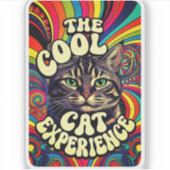 THE COOL CAT EXPERIENCE STICKER (Voorkant)