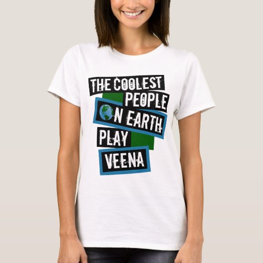 The Coolest People on Earth Play Veena T-shirt (Voorkant)