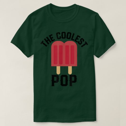 The Coolest pop Funny Ice popsicle T-shirt (Design voorkant)