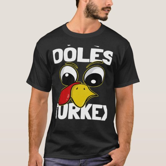The Coolest Turkey Family Group Matching Thanksgiv T-shirt (Voorkant)