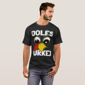 The Coolest Turkey Family Group Matching Thanksgiv T-shirt (Voorkant volledig)
