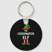 The Coordinator Elf Matching Family Christmas  Sleutelhanger (Voorkant)