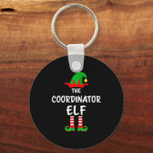 The Coordinator Elf Matching Family Christmas Sleutelhanger (Voorkant)