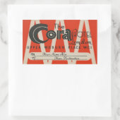 The Cora Hotel (Londen) Rechthoekige Sticker (Tas)