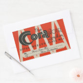 The Cora Hotel (Londen) Rechthoekige Sticker (Envelop)