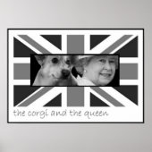 The corgi and the queen poster (Voorkant)