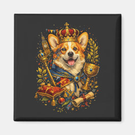 The Corgi King Magneet