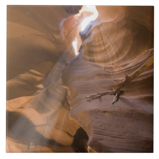 The Corkschroef in Upper Antelope Canyon, Navajo Tegeltje (Voorkant)