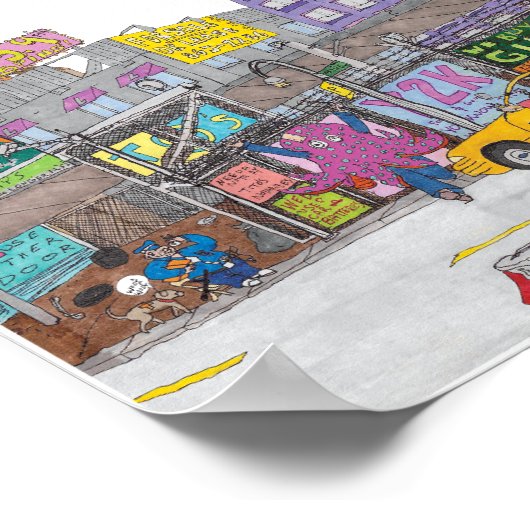 The Corner of Tree & Wayne Poster (Hoek)