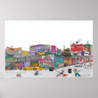 The Corner of Tree & Wayne Poster