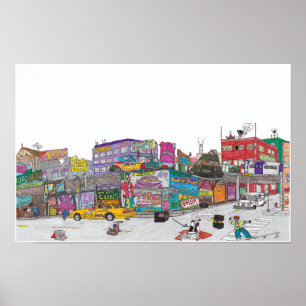 The Corner of Tree & Wayne Poster