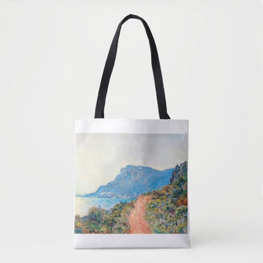 The Corniche Landscape by Claude Monet Tote Bag (Voorkant)