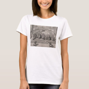 The Coronation of King James II (1633-1701) en hi T-shirt