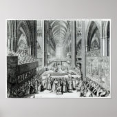 The Coronation of King James II c.1685 Poster (Voorkant)