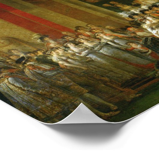 The Coronation of Napoleon, Jacques-Louis David Poster (Hoek)