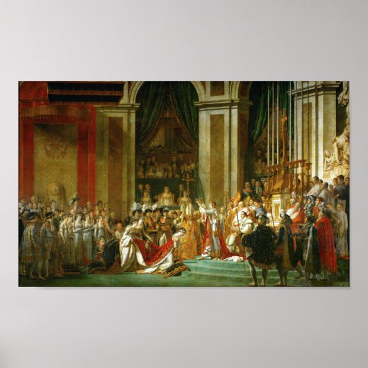 The Coronation of Napoleon, Jacques-Louis David Poster (Voorkant)