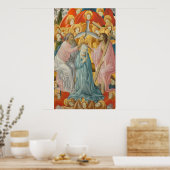 The Coronation of the Virgin with the Trinity Oil Poster (Keuken)