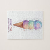The Cosmic Cone | Galaxy Ice Cream Legpuzzel (Horizontaal)