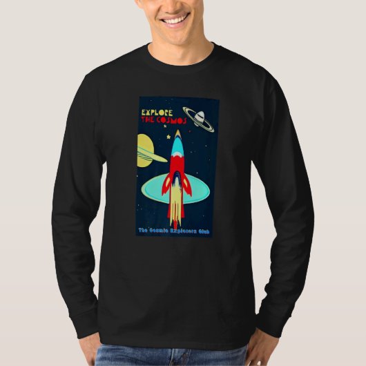 The Cosmic Explorers Club Explore The Cosmos (#07) T-shirt (Voorkant)