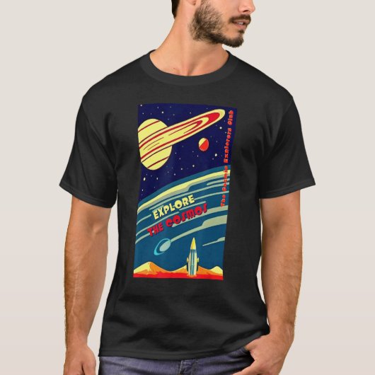 The Cosmic Explorers Club Explore The Cosmos (#10) T-shirt (Voorkant)