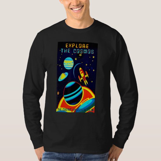 The Cosmic Explorers Club Explore The Cosmos (#14) T-shirt (Voorkant)