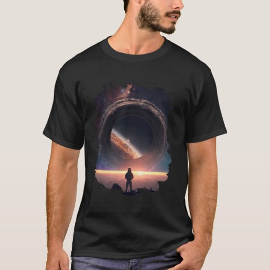 The cosmic galactic wonder in space t-shirt (Voorkant)