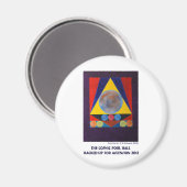 The Cosmic Pool Hall opgeknapt voor Ascension 2012 Magneet (Voorkant / Achterkant)