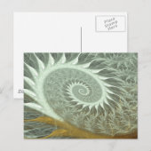 The Cosmic Spiral - Sacred Geometry Golden Spiral Briefkaart (Voorkant / Achterkant)