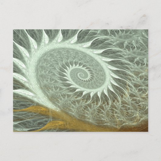 The Cosmic Spiral - Sacred Geometry Golden Spiral Briefkaart (Voorkant)