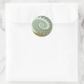 The Cosmic Spiral - Sacred Geometry Golden Spiral Ronde Sticker (Tas)