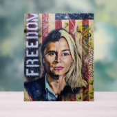 The Cost of Freedom - American Patriot Artwork Acryl Bord (Neutraal)