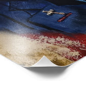 The Cost of Freedom - American Patriot Artwork Foto Afdruk (Hoek)